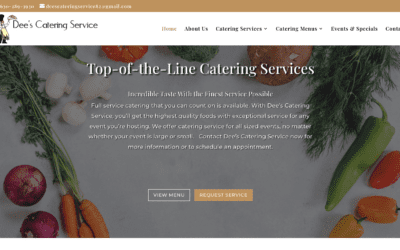 Dee’s Catering Service Website