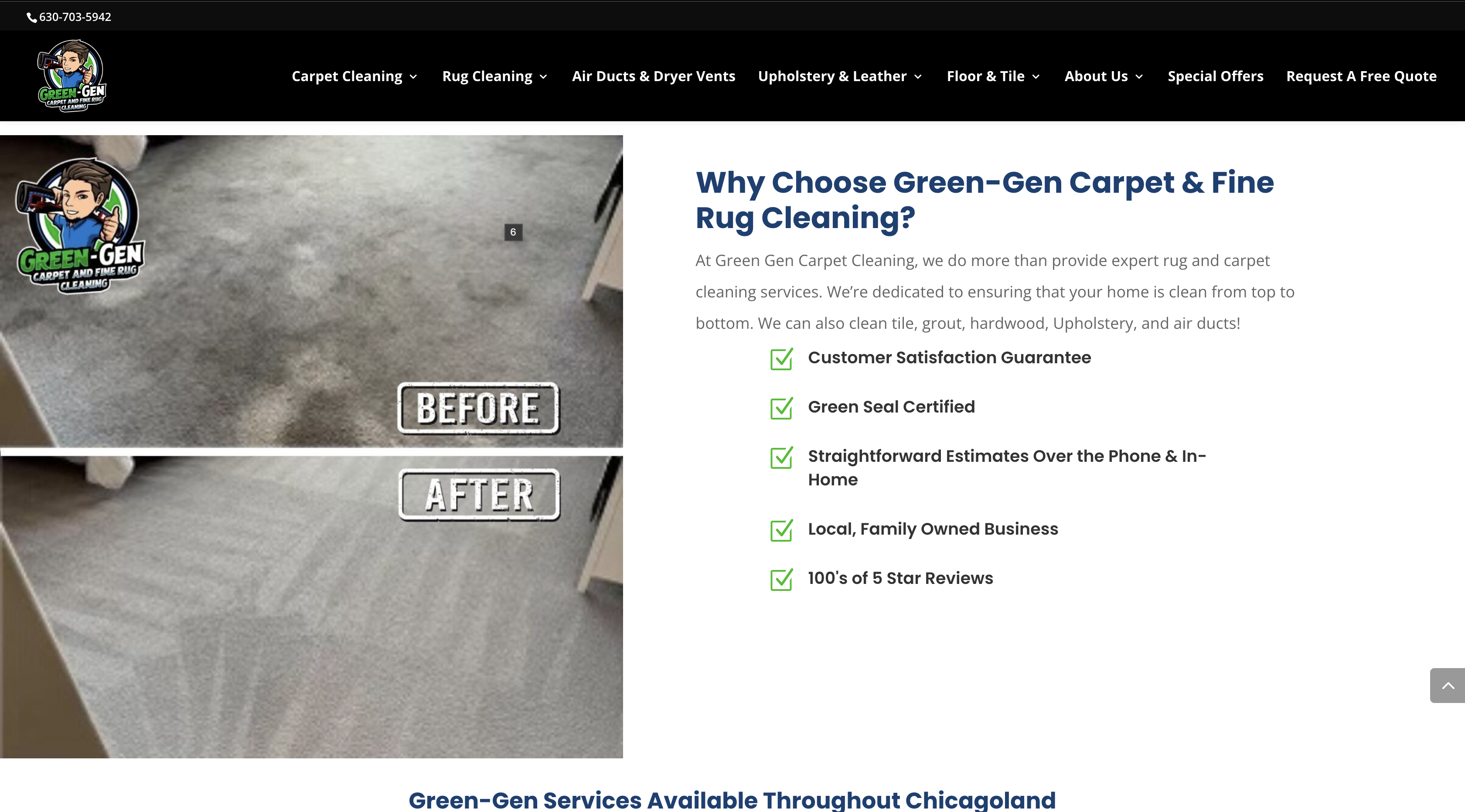 Absolute Best Cleaning Services Carpet Cleaning Page