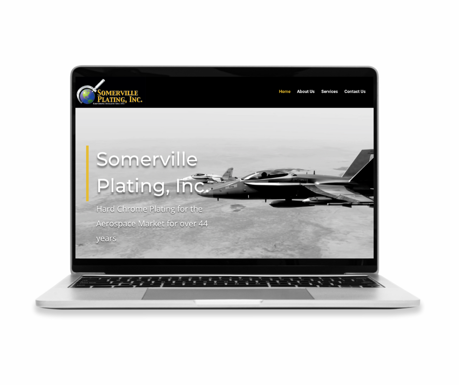 Somerville Plating website design